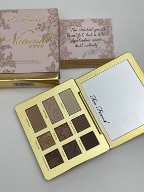 NEW in box RARE Too Faced Natural Eyes Eyeshadow Palette - Shimmery/Matte